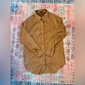 Men's Tan Suede Jacket